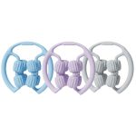 4-Wheel U-Shaped EVA Unisex Massage Roller for Arm Leg Neck & Muscle Tissue-Summer Fitness Gym Yoga Pilates