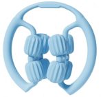 4-Wheel U-Shaped EVA Unisex Massage Roller for Arm Leg Neck & Muscle Tissue-Summer Fitness Gym Yoga Pilates 2