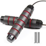 Ball Bearing Jump Rope with Adjustable Length for High Intensity Gym Workout Fitness Training and Fat Burning