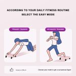 BunnyHi JFB003 Home Fitness Equipment Core Training Abdominal Muscle Wheel Ab Exercise 4 Wheels Plate Slide Disc 2