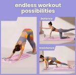 BunnyHi JFB012 Factory Price Multi-function 6 in 1 Pilates Board Push-up Belly Roll Training Board Ab Wheel Roller for Home 2