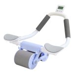 BunnyHi JFL003 2025 New Automatic Rebound Ab Roller Wheel with Elbow Support for Women & Men with Knee Mat & Timer