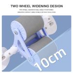 BunnyHi JFL003 2025 New Automatic Rebound Ab Roller Wheel with Elbow Support for Women & Men with Knee Mat & Timer 5