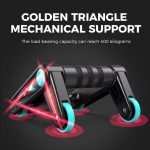BunnyHi JFL006 Workout Roller Multifunction AB Wheel Roller Push up Bar Stand for Male and Female Foldable Abdominal Wheel 3