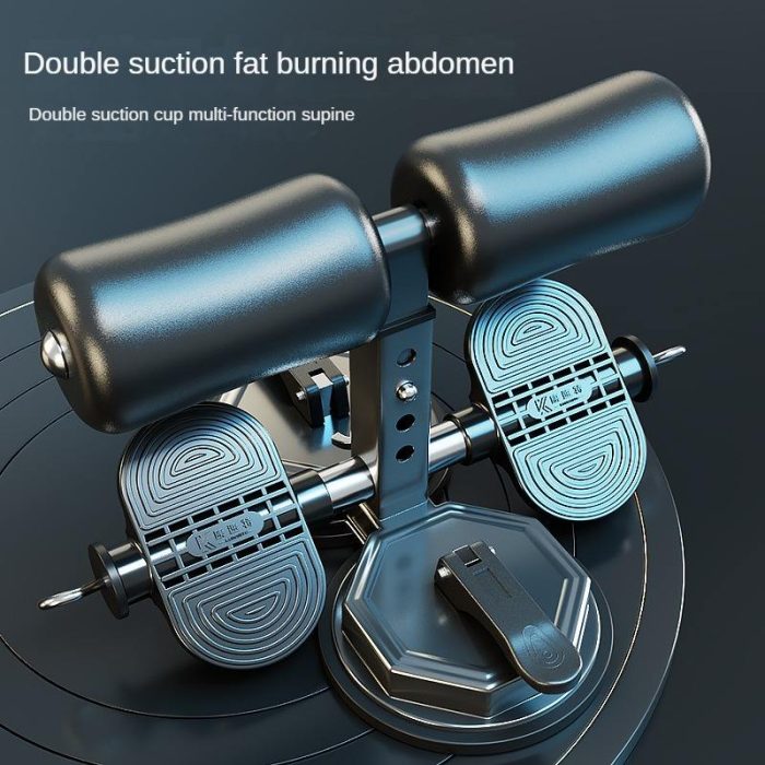 BunnyHi JFQ001 Sit up Abdominal Trainer Bars Floor Training Equipment Hamstring Curl Strap Abs Master Suction Cup 4