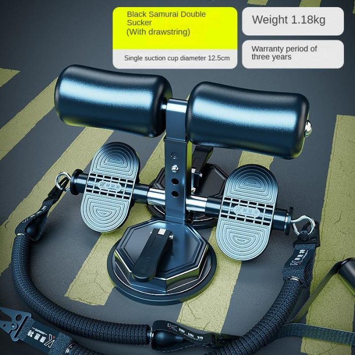 BunnyHi JFQ001 Sit up Abdominal Trainer Bars Floor Training Equipment Hamstring Curl Strap Abs Master Suction Cup 5