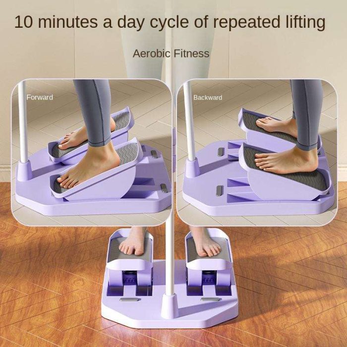 BunnyHi LJB002 New Multi-functional Aerobic Stepper Indoor Thin Legs Mini Step Machine Home Leg Strength Pedal Fitness Equipment 2