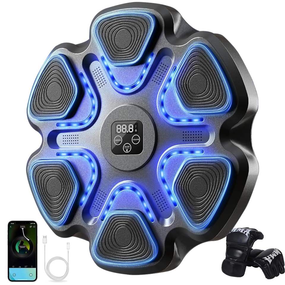 BunnyHi QJ004 Fitness Equipment Gym Target Boxing Machine Music Smart Training Boxing Focus Target BunnyHi QJ004 Fitness Equipment Gym Target Boxing Machine Music Smart Training Boxing Focus Target