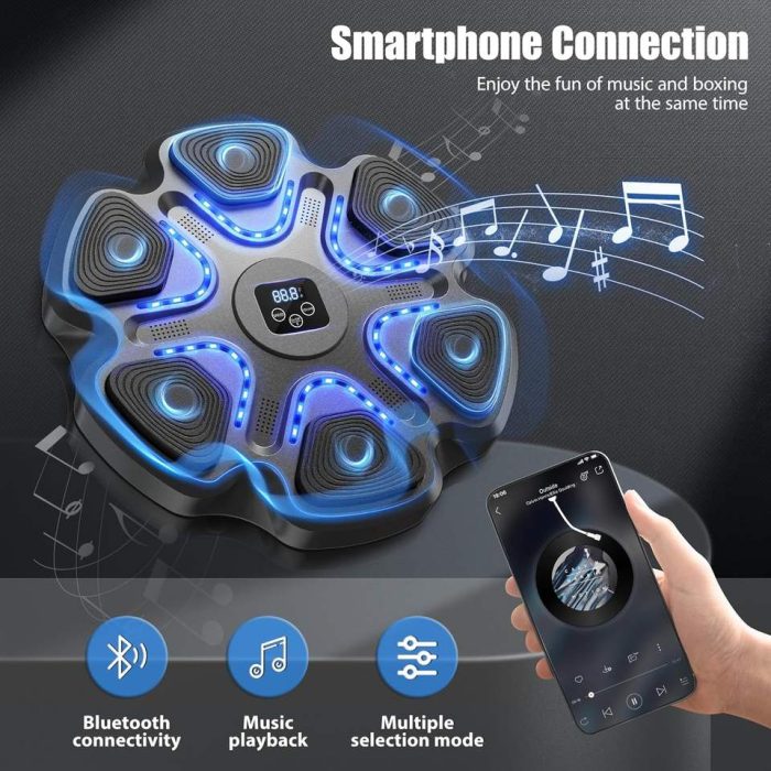 BunnyHi QJ004 Fitness Equipment Gym Target Boxing Machine Music Smart Training Boxing Focus Target 1