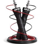 BunnyHi TS004 Fitness Adjustable Custom Simple Weighted Speed PU Skipping Jump Rope for Men and Women