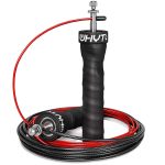 BunnyHi TS004 Fitness Adjustable Custom Simple Weighted Speed PU Skipping Jump Rope for Men and Women 1