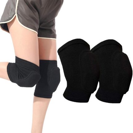 Custom Sports Knee Pads & Braces with Spandex/Nylon Material Drawstring Closure S-XL Size for Volleyball Protection