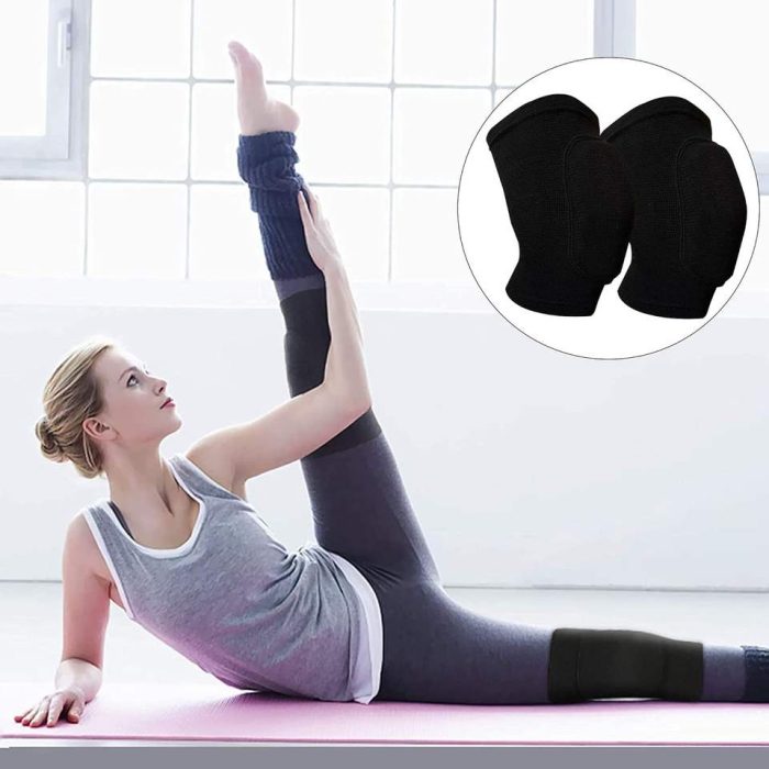 Custom Sports Knee Pads & Braces with Spandex/Nylon Material Drawstring Closure S-XL Size for Volleyball Protection 2
