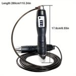 Detachable PVC & Steel Fat Burning Jump Rope with Wire Rope Weight Special for Fitness Training 2