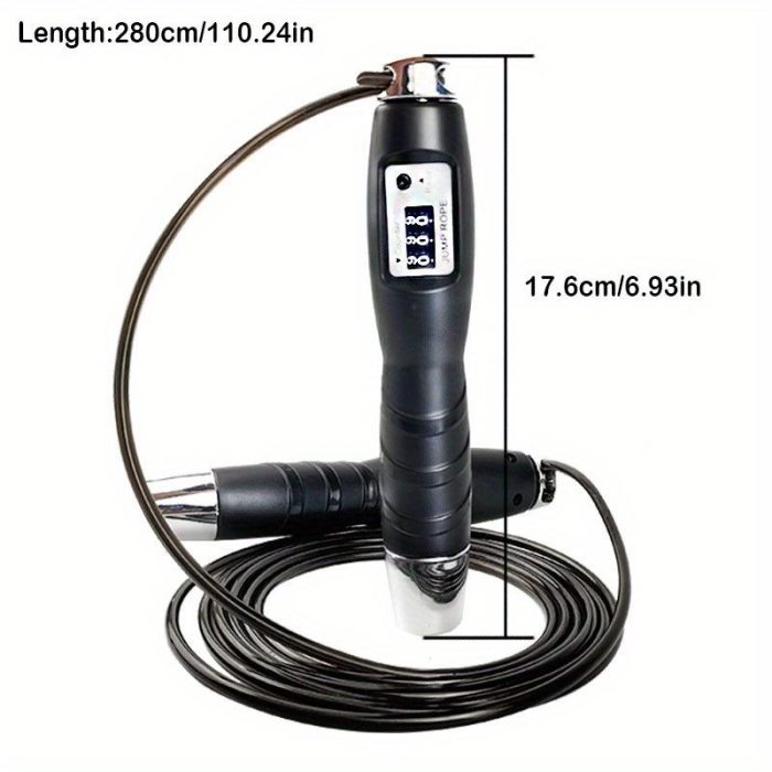 Detachable PVC & Steel Fat Burning Jump Rope with Wire Rope Weight Special for Fitness Training 2