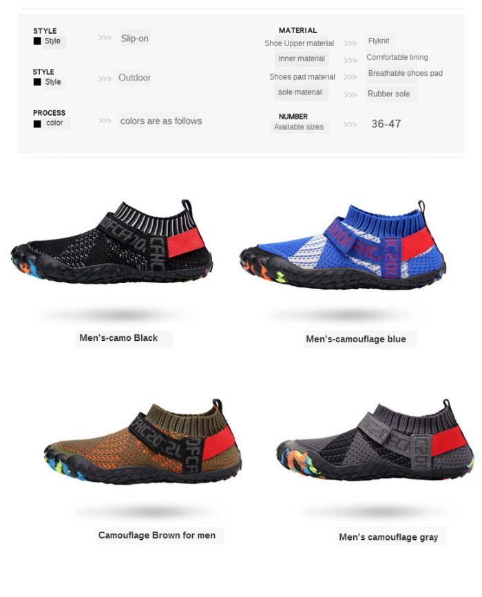 Factory Direct High Quality Anti slip Aquashoes Outdoor Aqua Shoes Men with Custom logo 5