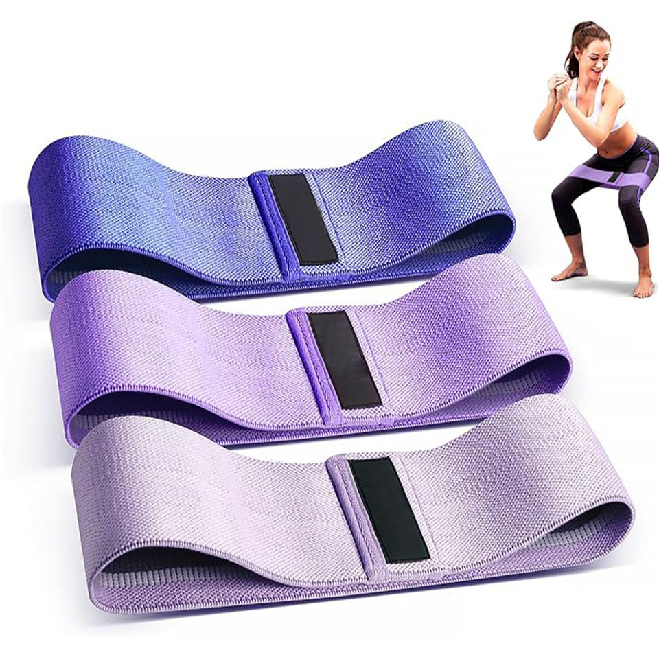 Fitness Strength Training Adjustable Resistance Bands for Legs Butt Yoga Pilates-Durable Eco-friendly Polyester Cotton & Latex Fitness Strength Training Adjustable Resistance Bands for Legs Butt Yoga Pilates-Durable Eco-friendly Polyester Cotton & Latex