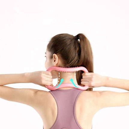 Fitness Yoga Ring TPE Material Pilates Open Shoulder Open Back Thin Clip Leg Muscle