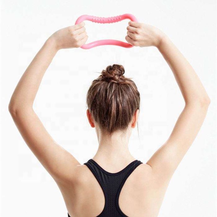Fitness Yoga Ring TPE Material Pilates Open Shoulder Open Back Thin Clip Leg Muscle 3