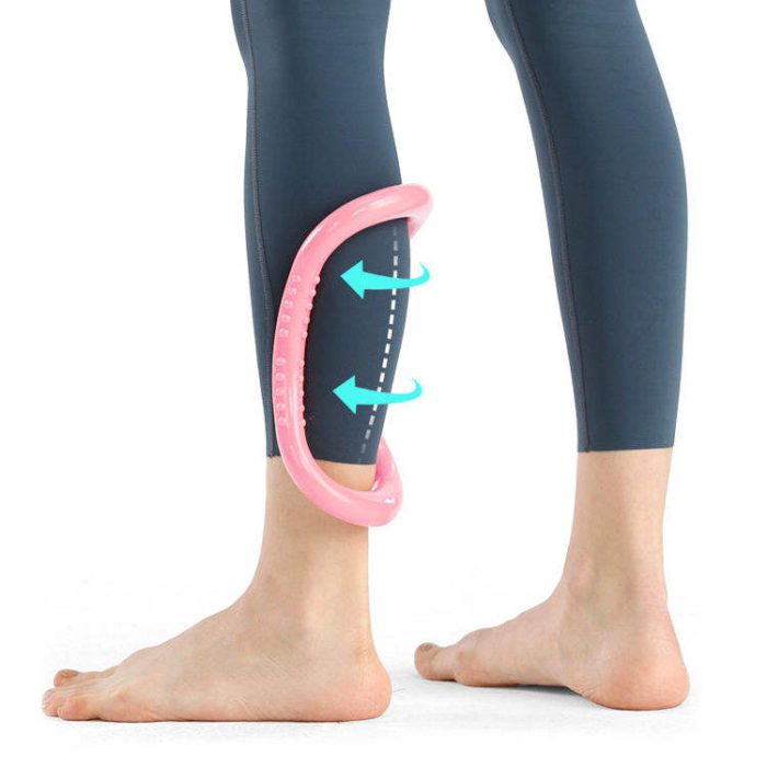Fitness Yoga Ring TPE Material Pilates Open Shoulder Open Back Thin Clip Leg Muscle 4