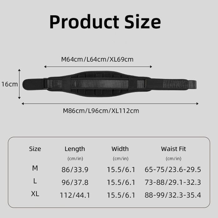 Gym Workout Fitness Squat Spandex & Nylon Self Locking Weight Lifting Waist Support Dip Belt Heavy Duty Steel Chain Protection 3