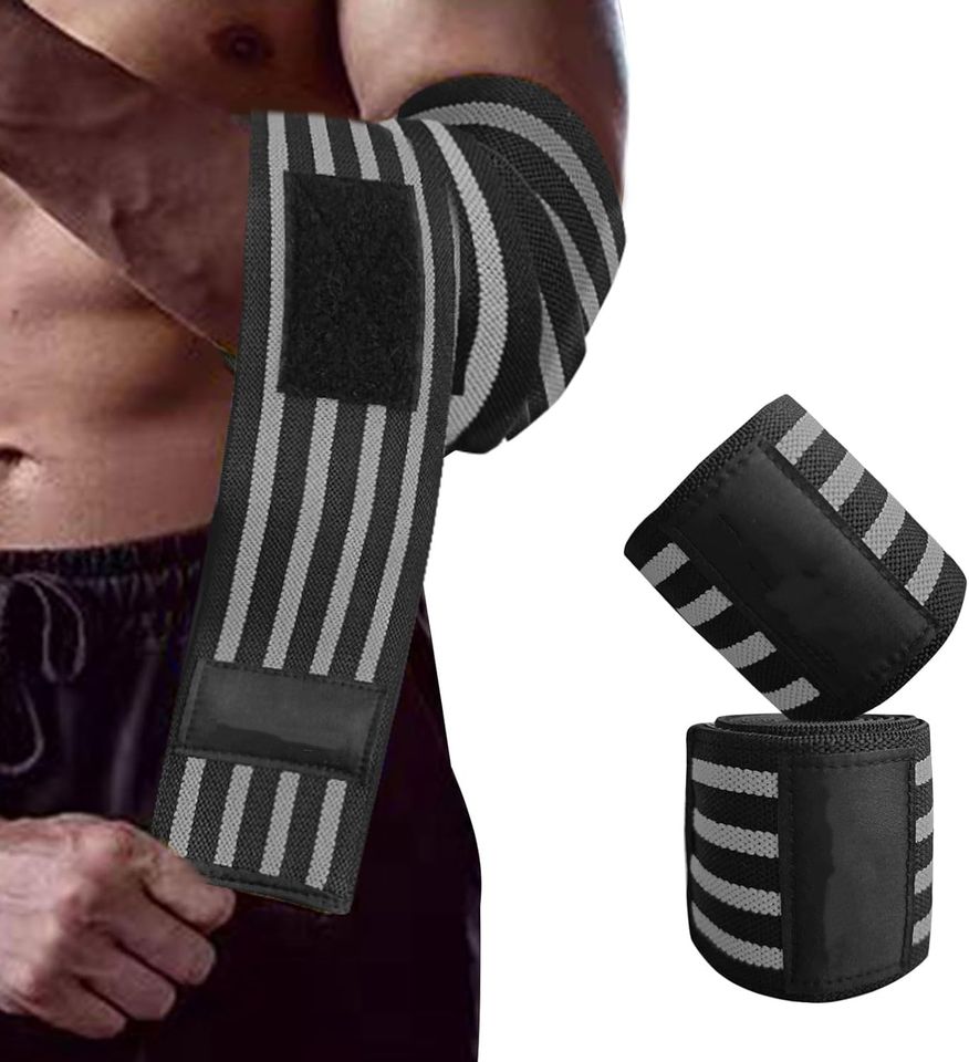 Nylon Elastic Adjustable Double Ring Closure Elbow Knee Pads Breathable Sweat-Wicking Sports Stabilizer Non-Slip Knitted Guards Nylon Elastic Adjustable Double Ring Closure Elbow Knee Pads Breathable Sweat-Wicking Sports Stabilizer Non-Slip Knitted Guards