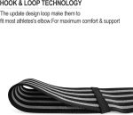 Nylon Elastic Adjustable Double Ring Closure Elbow Knee Pads Breathable Sweat-Wicking Sports Stabilizer Non-Slip Knitted Guards 2