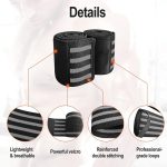 Nylon Elastic Adjustable Double Ring Closure Elbow Knee Pads Breathable Sweat-Wicking Sports Stabilizer Non-Slip Knitted Guards 3