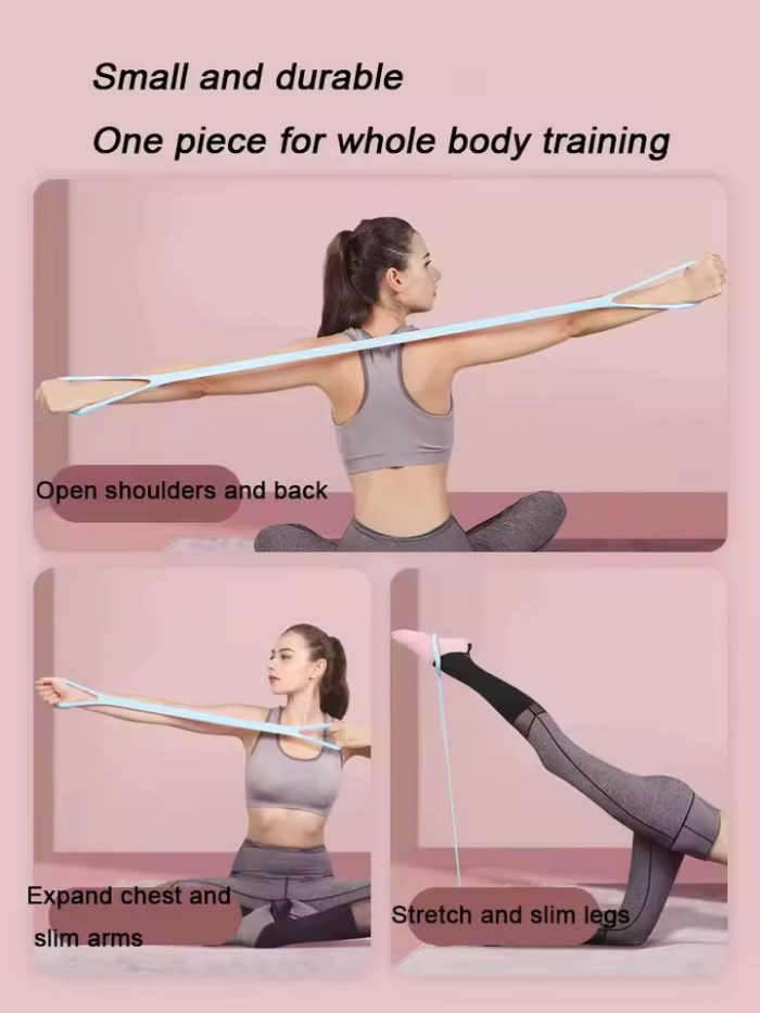 Resistance Band Arm Back Shoulder Exercise Bands Elastic Rope Stretch Fitness Band Chest Expander Yoga Gym Fitness Pulling Rope 5