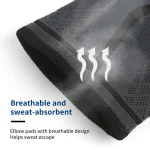 Sports Gym Nylon Breathable Elbow Brace Compression Breathable Elbow Pads for Protection 1