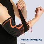 Sports Gym Nylon Breathable Elbow Brace Compression Breathable Elbow Pads for Protection 6
