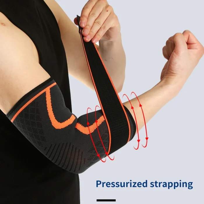 Sports Gym Nylon Breathable Elbow Brace Compression Breathable Elbow Pads for Protection 6