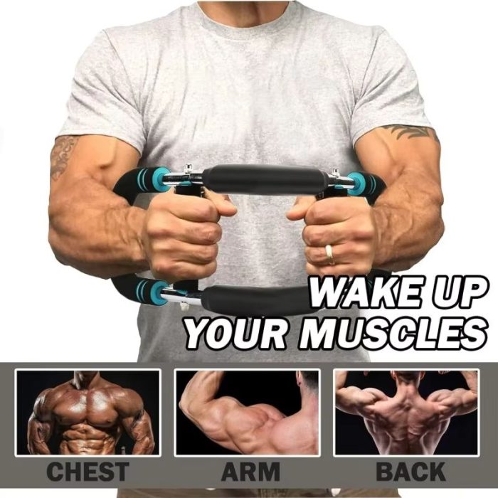 Upper Body Strength Training Adjustable Chest Expander Arm Exerciser Forearm Enhanced Strengthener 3